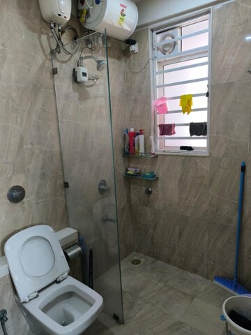 Bathroom in 2 BHK Apartment at Romell Aether, Goregaon East – for Rent
