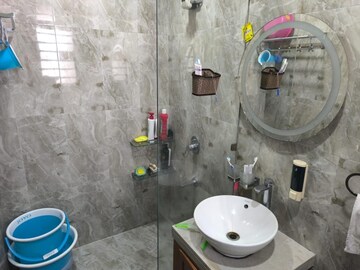 Bathroom in 2 BHK Apartment at Romell Aether, Goregaon East – for Rent