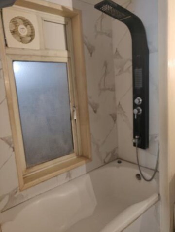 Bathroom in 4 BHK Apartment at Hiranandani Meadows, Manpada – for Rent