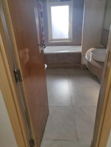 Bathroom in 4 BHK Apartment at Hiranandani Meadows, Manpada – for Rent