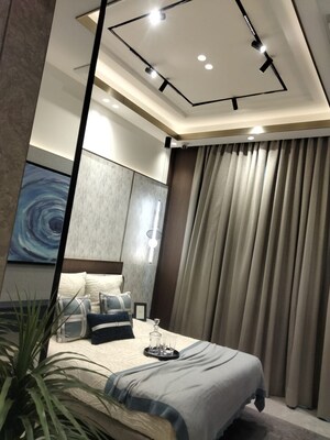 Master Bedroom in 1 BHK Apartment at Sunteck One World, Naigaon East – for Sale