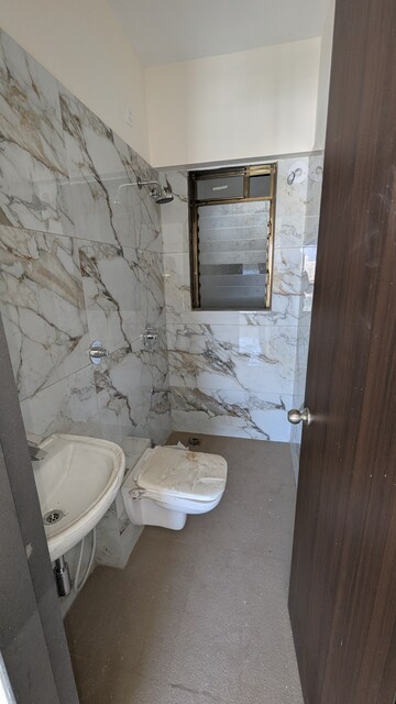 Bathroom in 3 BHK Apartment at Aventus Westbrook, Andheri East – for Rent