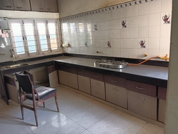 Kitchen in 4 BHK Villa at Prahlad Nagar – for Rent