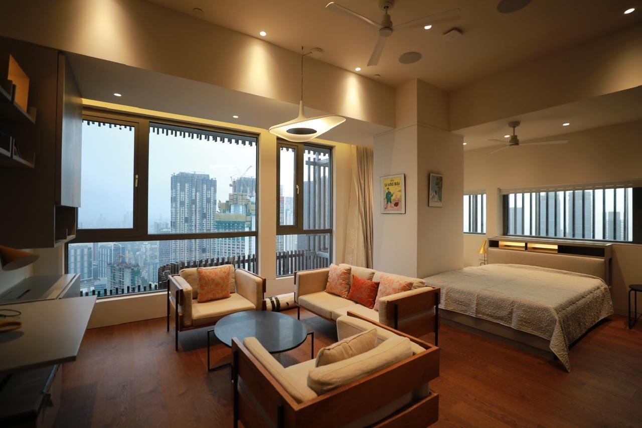 3 BHK + Pooja Room,Servant Room Apartment For Rent in Indiabulls Sky Forest
