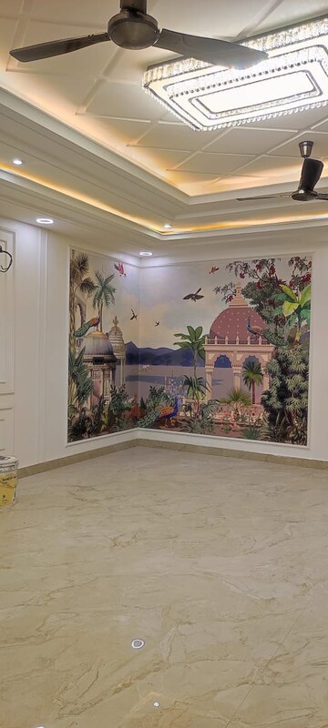 Living Room in 4 BHK Builder Floor at BPTP Park Central, Sector 85 – for Sale