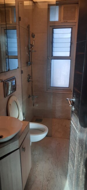Bathroom in 2 BHK Apartment at Raheja Atlantis, Lower Parel – for Sale