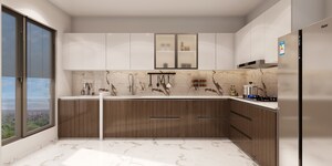 Kitchen in 3 BHK Builder Floor at Moshi – for Sale