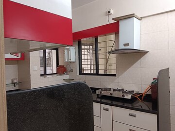 Kitchen in 2.5 BHK Apartment at ABC Associate Pinewood Residency, Aundh – for Rent
