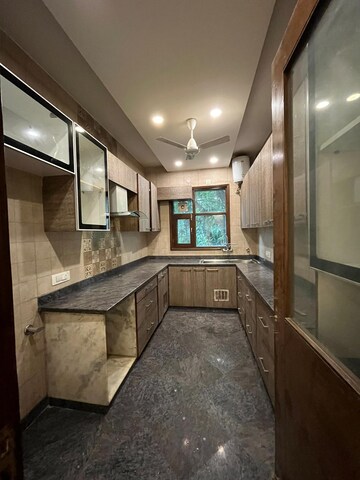 Kitchen in 3 BHK Builder Floor at South Delhi – for Rent