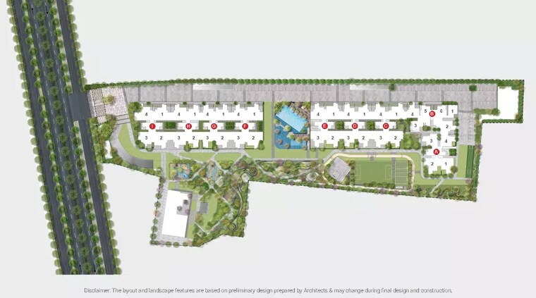 Master Plan, rohan-ekanta 3 Bedroom 1665 Sq.Ft. Apartment In Gunjur Bangalore 8605759