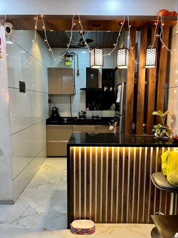 Kitchen in 1 BHK Apartment at Adhiraj Mangium, Kharghar – for Rent