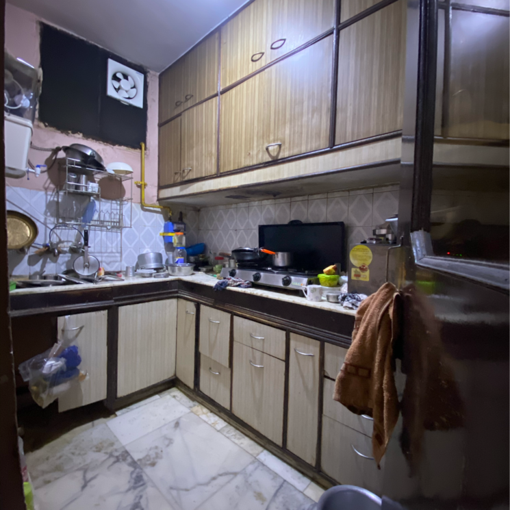 Kitchen, dilshad colony 3 Bedroom 900 Sq.Ft. Builder Floor In Dilshad Colony Delhi 8606291