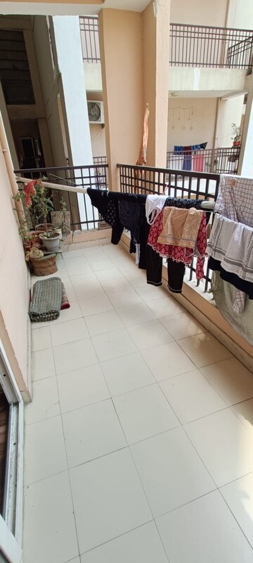 Balcony in 2 BHK Apartment at Ajnara Le Garden, Sector 16b Greater Noida – for Rent
