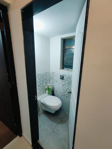 Bathroom in 1 BHK Apartment at Sanghvi S3 Ecocity Orchid, Mahajanwadi – for Rent