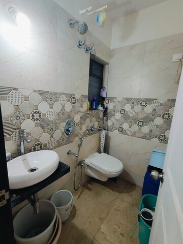 Bathroom in 1 BHK Apartment at Sanghvi S3 Ecocity Orchid, Mahajanwadi – for Rent