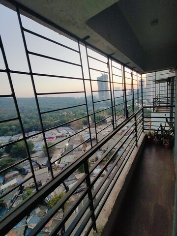 Balcony in 1 BHK Apartment at Sanghvi S3 Ecocity Orchid, Mahajanwadi – for Rent