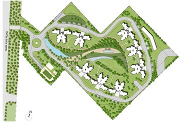 Master Plan in 3 BHK Apartment at Unitech Uniworld Gardens, Sector 47 – for Sale