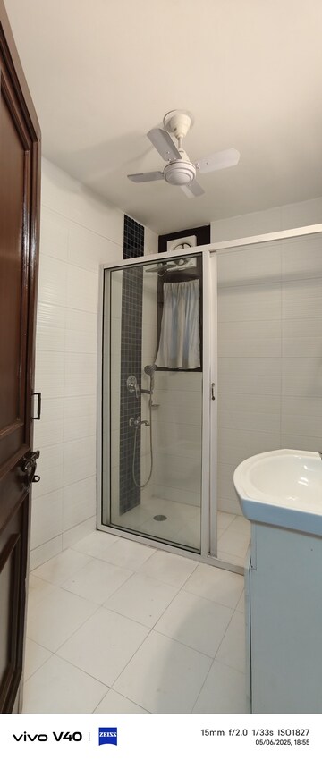 Bathroom in 3 BHK Apartment at Defence Colony – for Rent