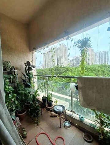 Balcony in 3 BHK Apartment at Rustomjee Urbania Azziano, Majiwada – for Rent