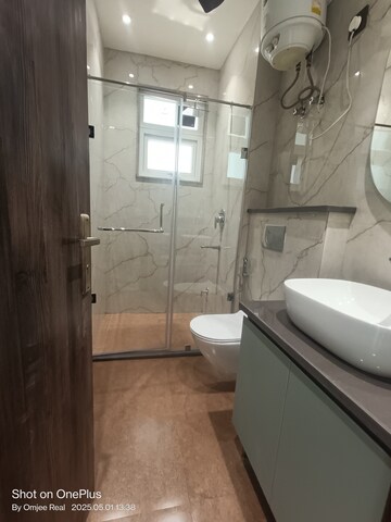 Bathroom in 3 BHK Builder Floor at Sushant Vyapaar Kendra, Sector 43 – for Rent