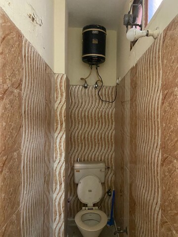Bathroom in 2 BHK Builder Floor at Fort View Apartments, Kalkaji – for Rent