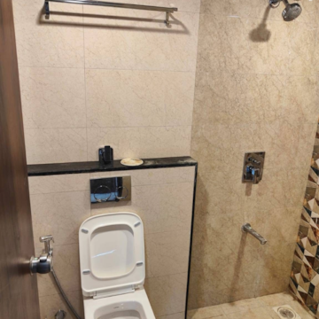 Bathroom in 2 BHK Apartment at Pantheon Acorn Park Phase 1, Mumbai Bangalore Highway – for Rent