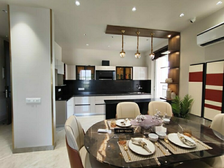 Kitchen, jashn-elevate 3 Bedroom 2002 Sq.Ft. Apartment In Sushant Golf City Lucknow 8608040