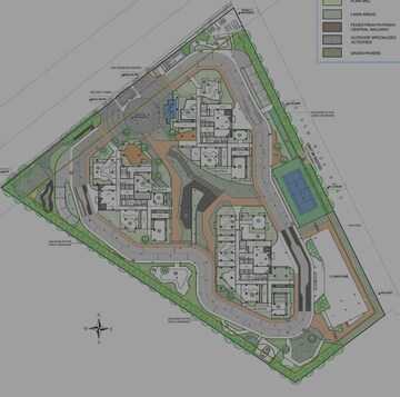 Master Plan in 3 BHK Apartment at Ramky One Odyssey, Narsingi – for Sale