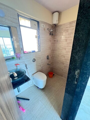 Bathroom in 2 BHK Apartment at Zee Ashtavinayak, Andheri West – for Rent