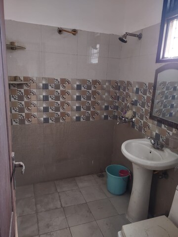 Bathroom in 2 BHK Builder Floor at Dhakoli – for Rent