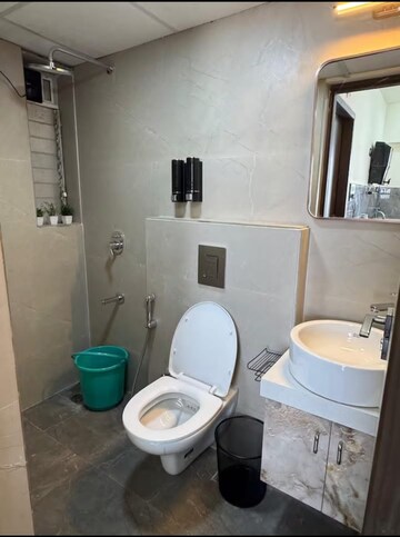 Bathroom in 1 BHK Apartment at Chaitanya Anand Lunkhod CHSL, Andheri West – for Rent