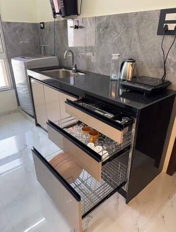 Kitchen in 1 BHK Apartment at Chaitanya Anand Lunkhod CHSL, Andheri West – for Rent
