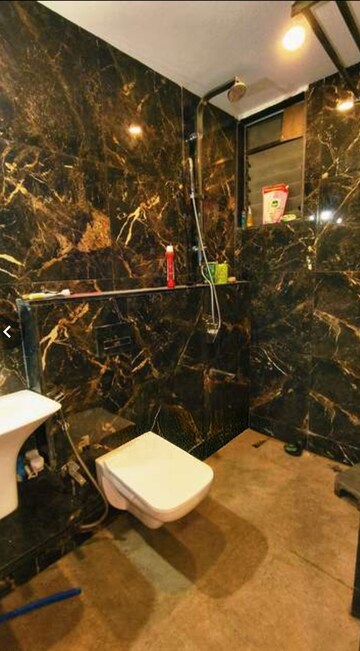 Bathroom in 2 BHK Apartment at Gala Pride Palms, Thane West – for Rent