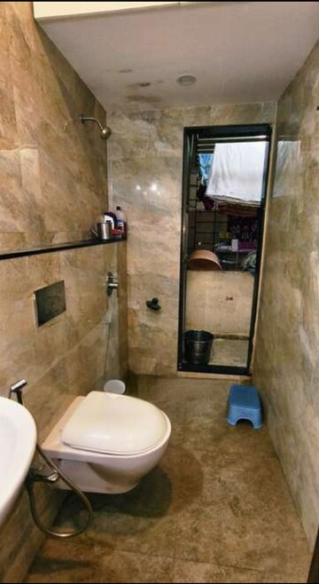 Bathroom in 2 BHK Apartment at Gala Pride Palms, Thane West – for Rent