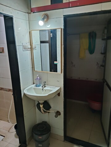Bathroom in 1 BHK Apartment at Balaji Darshan Borivali East, Borivali East – for Rent