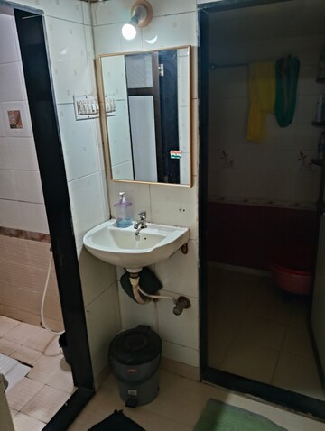 Bathroom in 1 BHK Apartment at Balaji Darshan Borivali East, Borivali East – for Rent