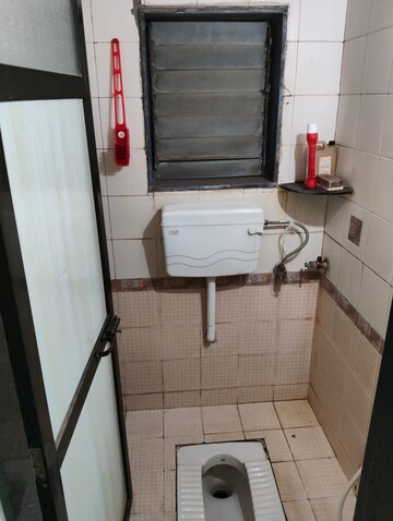 Bathroom in 1 BHK Apartment at Balaji Darshan Borivali East, Borivali East – for Rent
