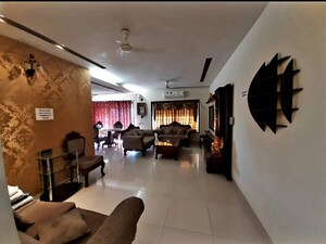 Living Room in 3 BHK Apartment at Mirchandani Palms, Rahatani – for Sale