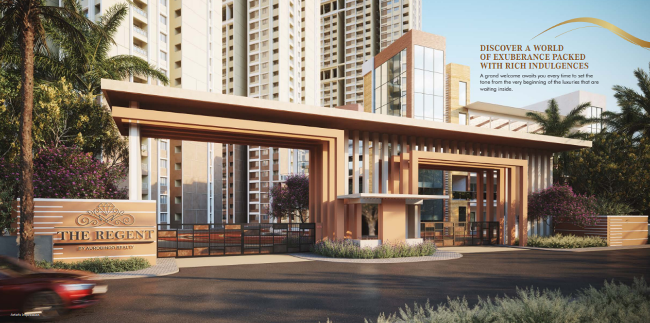 3 BHK + Pooja Room Apartment For Sale in Aurobindo The Regent