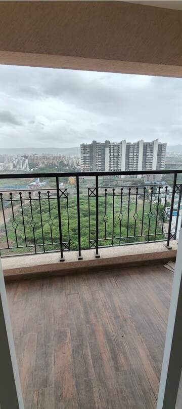 Balcony in 3 BHK Apartment at K Raheja Reserve, Mohammadwadi – for Rent