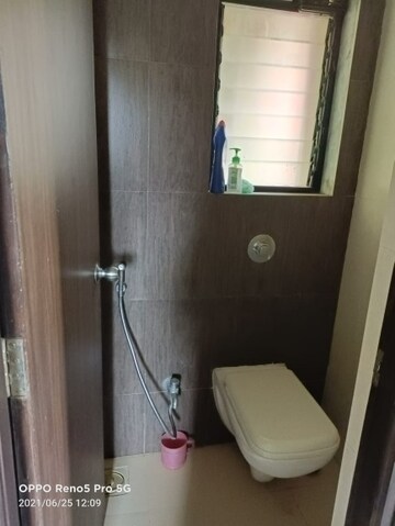 Bathroom in 1 BHK Apartment at Raunak Bliss Phase A3, Ghodbunder Road – for Rent