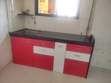 Kitchen in 1 BHK Apartment at Puranik City, Kasarvadavali – for Rent