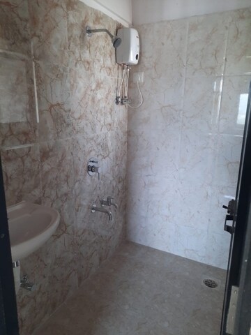 Bathroom in 1 BHK Apartment at Raunak Heights, Ghodbunder Road – for Rent