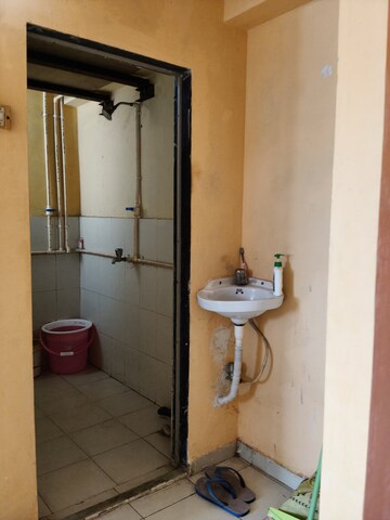 Bathroom in 1 RK Apartment at Shiv Ganga CHS, Santacruz East – for Rent