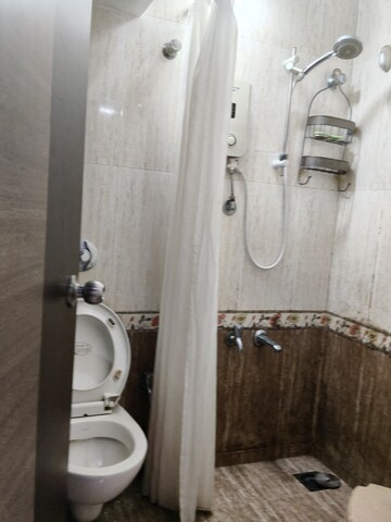 Bathroom in 2 BHK Apartment at Sagar Avenue, Santacruz East – for Rent