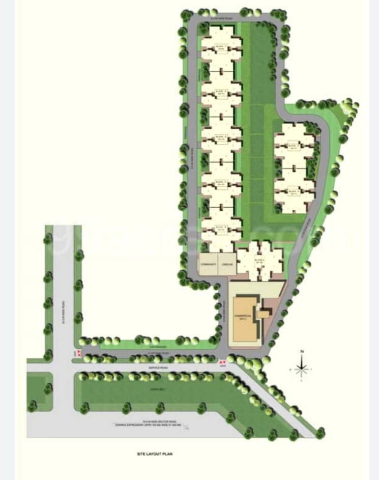 Master Plan, suncity-avenue-76 2 Bedroom 735 Sq.Ft. Apartment In Sector 76 Gurgaon 8608462