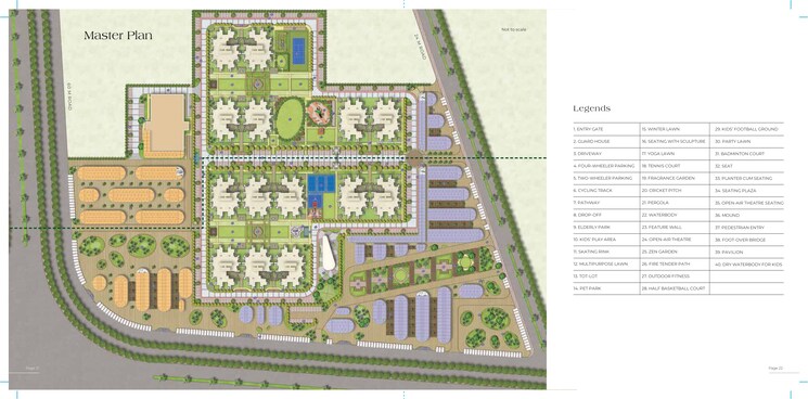 Master Plan, ganga-tathastu 2 Bedroom 646 Sq.Ft. Apartment In Sohna Sector 5 Gurgaon 8608465