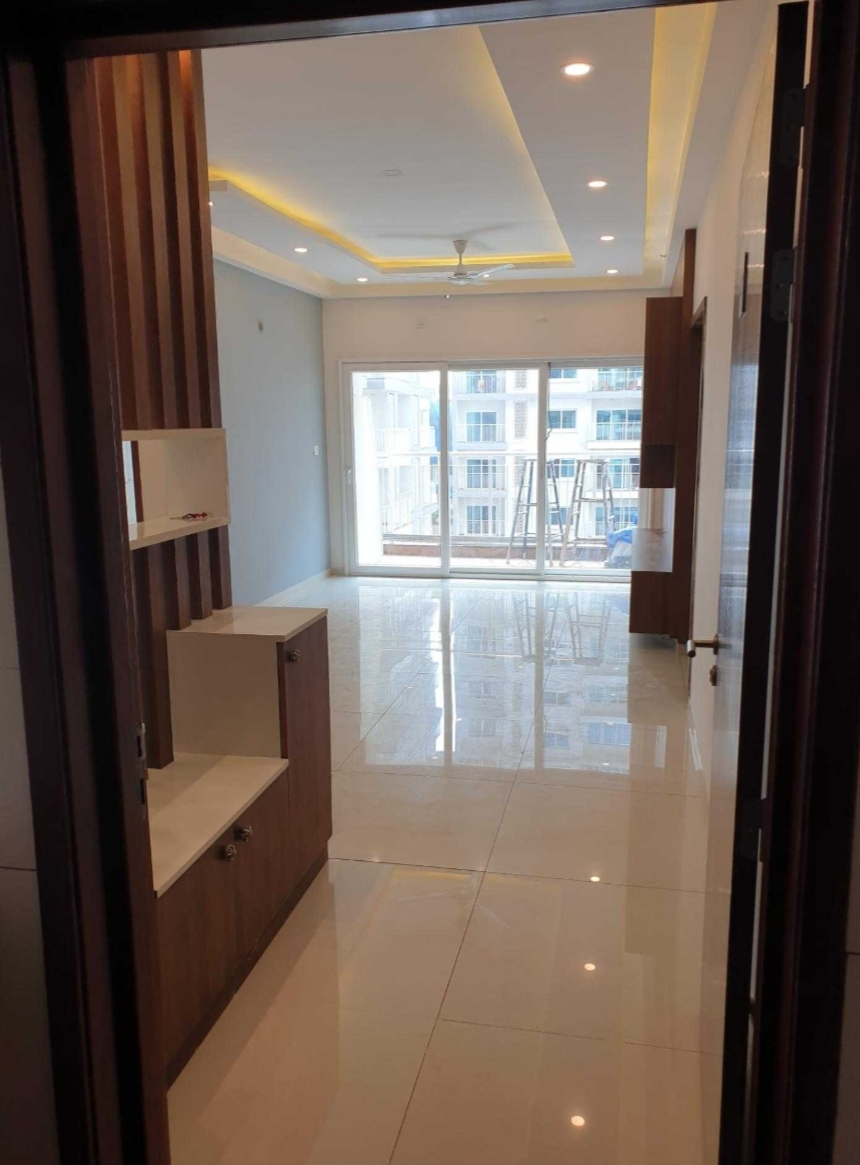 3 BHK + Pooja Room Apartment For Rent in L&T Raintree Boulevard