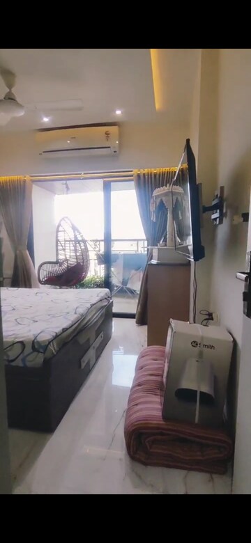 Master Bedroom in 3 BHK Apartment at Nahar Amrit Shakti, Chandivali – for Rent