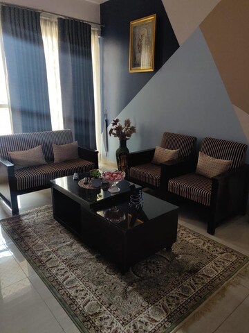 Living Room in 3 BHK Apartment at Gaur Sportswood, Sector 79 – for Rent